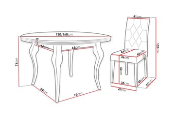 Matgrupp - Rosa - Möbler - Bord & matgrupp - Matgrupp