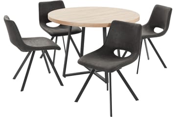 Matgrupp Sapaso 100 cm - Antracit - Möbler - Bord & matgrupp - Matgrupp