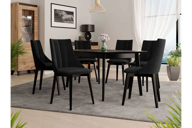 Matgrupp - Svart - Möbler - Bord & matgrupp - Matgrupp