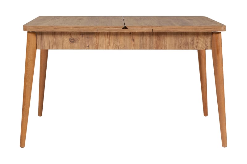 Matgrupp Vinadi Förlängningsbar 129 cm - Natur/Grå/Brun - Möbler - Bord & matgrupp - Matgrupp