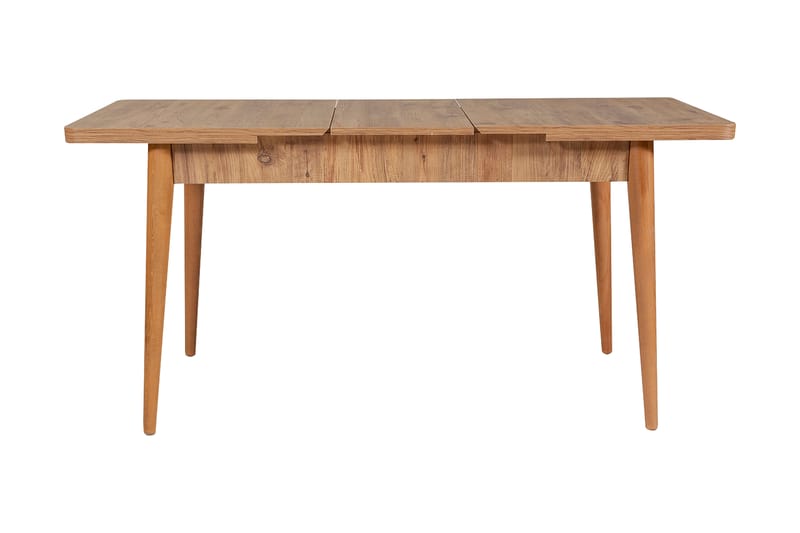 Matgrupp Vinadi Förlängningsbar 129 cm - Natur/Grå/Brun - Möbler - Bord & matgrupp - Matgrupp