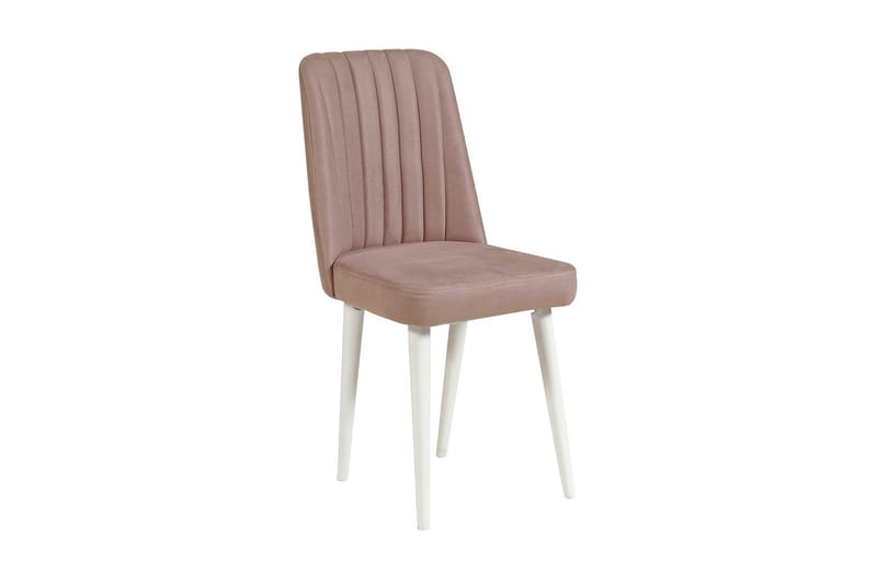 Matgrupp Vinadi Förlängningsbar 129 cm - Vit/Grå - Möbler - Bord & matgrupp - Matgrupp