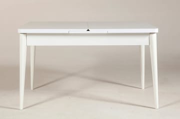 Matgrupp Vinadi Förlängningsbar 129 cm - Vit/Grå - Möbler - Bord & matgrupp - Matgrupp