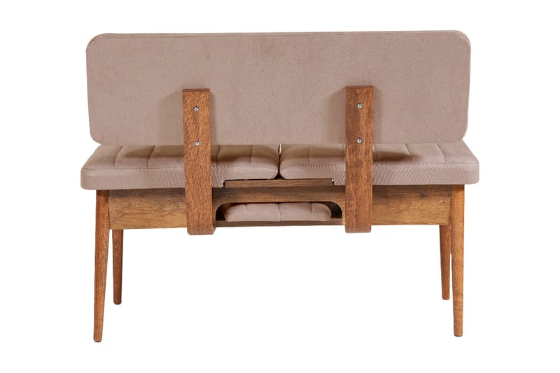Matgrupp Vinadi Förlängningsbar 129 cm - Vit/Grå - Möbler - Bord & matgrupp - Matgrupp