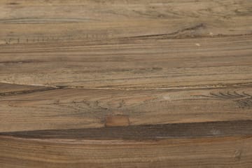 Matgrupp Yorkshire Ø150 cm Rund Vintage Natur/Vit/Beige - 4 st Ophelia Stolar - Möbler - Bord & matgrupp - Matgrupp