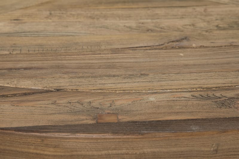 Matgrupp Yorkshire Ø150 cm Rund Vintage Natur/Vit/Beige - 6 st Ophelia Stolar - Möbler - Bord & matgrupp - Matgrupp