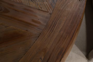 Matgrupp Yorkshire 150 cm Rund med 6 Isolde Stol - Vintage Alm|Beige - Möbler - Bord & matgrupp - Matgrupp