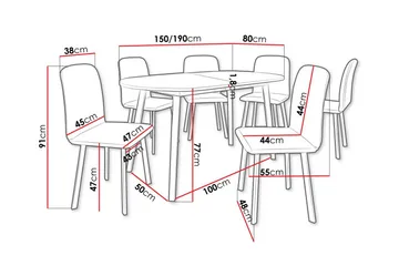 Narberth Matgrupp - Möbler - Bord & matgrupp - Matgrupp