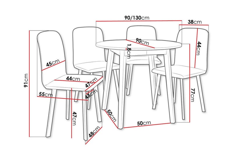 Narberth Matgrupp - Möbler - Bord & matgrupp - Matgrupp
