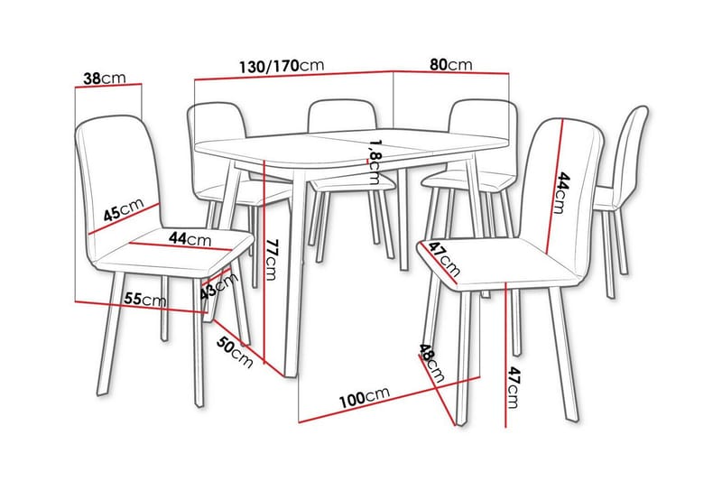 Narberth Matgrupp - Möbler - Bord & matgrupp - Matgrupp