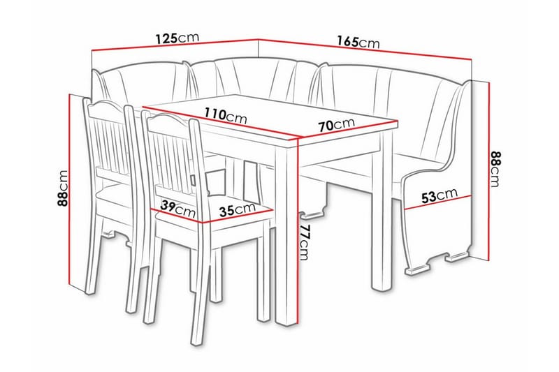 Narberth Matgrupp - Möbler - Bord & matgrupp - Matgrupp