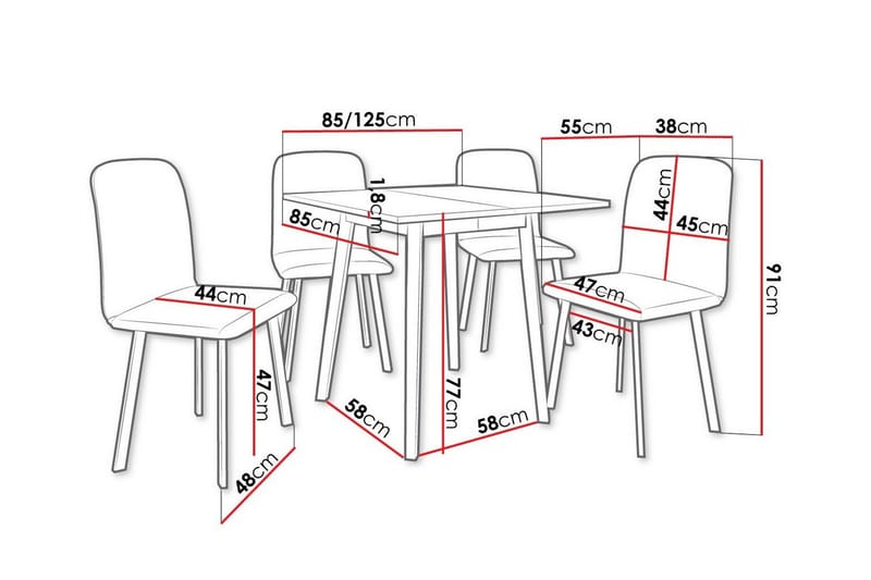 Narberth Matgrupp - Möbler - Bord & matgrupp - Matgrupp