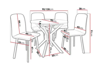 Narberth Matgrupp - Möbler - Bord & matgrupp - Matgrupp