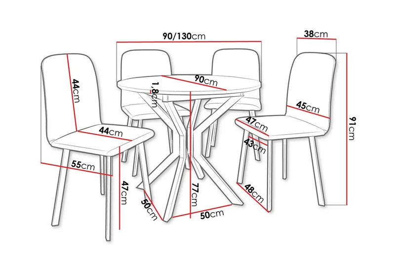 Narberth Matgrupp - Möbler - Bord & matgrupp - Matgrupp