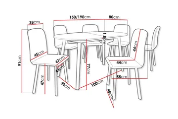 Narberth Matgrupp - Möbler - Bord & matgrupp - Matgrupp