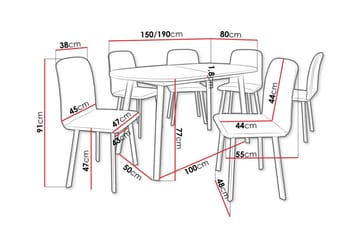 Narberth Matgrupp - Möbler - Bord & matgrupp - Matgrupp