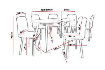 Narberth Matgrupp - Möbler - Bord & matgrupp - Matgrupp