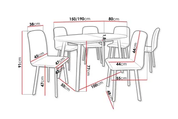Narberth Matgrupp - Möbler - Bord & matgrupp - Matgrupp