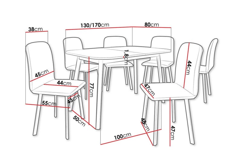 Narberth Matgrupp - Möbler - Bord & matgrupp - Matgrupp