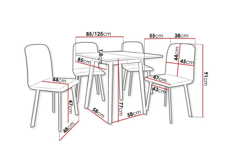 Narberth Matgrupp - Möbler - Bord & matgrupp - Matgrupp