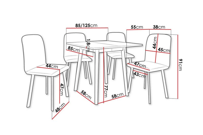 Narberth Matgrupp - Möbler - Bord & matgrupp - Matgrupp