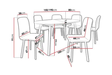 Narberth Matgrupp - Möbler - Bord & matgrupp - Matgrupp