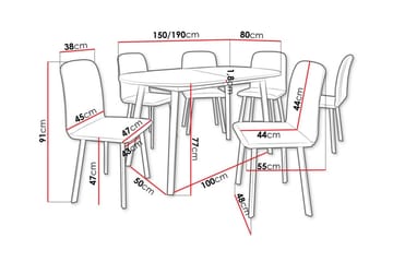 Narberth Matgrupp - Möbler - Bord & matgrupp - Matgrupp