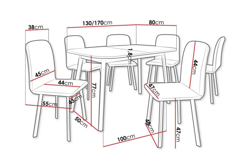 Narberth Matgrupp - Möbler - Bord & matgrupp - Matgrupp