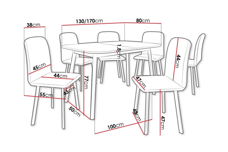 Narberth Matgrupp - Möbler - Bord & matgrupp - Matgrupp