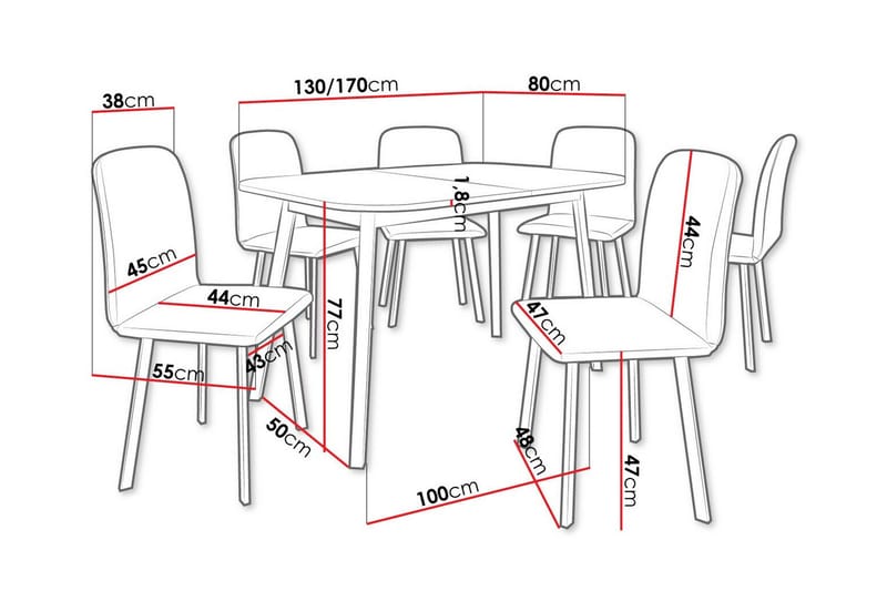 Narberth Matgrupp - Möbler - Bord & matgrupp - Matgrupp