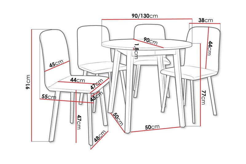 Narberth Matgrupp - Möbler - Bord & matgrupp - Matgrupp