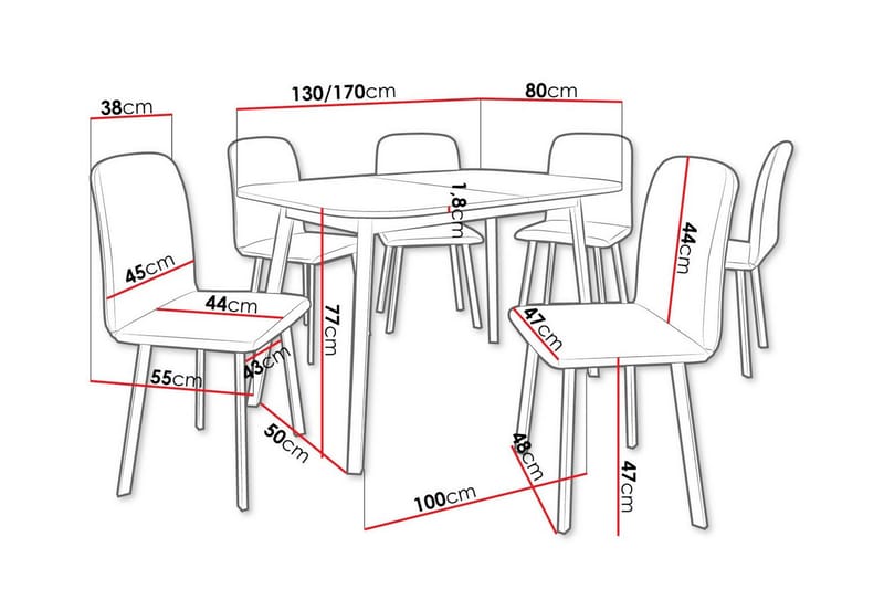 Narberth Matgrupp - Möbler - Bord & matgrupp - Matgrupp