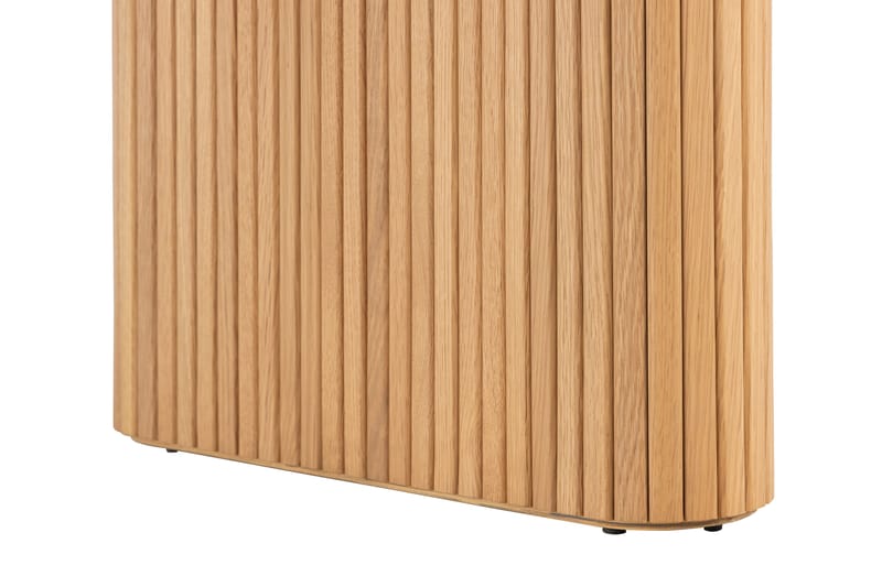 Noira Matbord 220 cm Massiv Ek med 6st Gemmiano Matstol - Natur - Möbler - Bord & matgrupp - Matgrupp