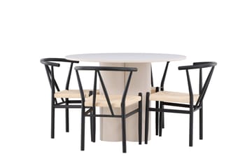 Beige/Svart