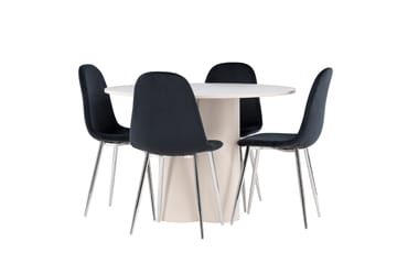 Beige/Svart