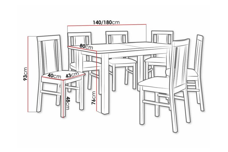Patrickswell Matgrupp - Möbler - Bord & matgrupp - Matgrupp
