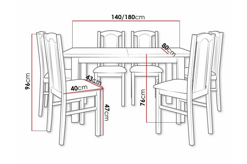 Patrickswell Matgrupp - Möbler - Bord & matgrupp - Matgrupp