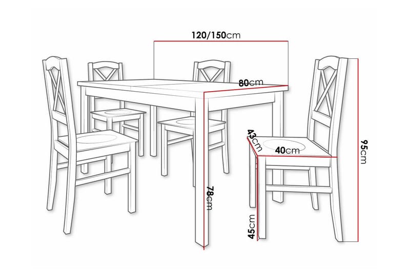 Patrickswell Matgrupp - Möbler - Bord & matgrupp - Matgrupp