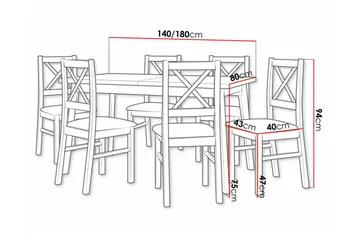 Patrickswell Matgrupp - Möbler - Bord & matgrupp - Matgrupp