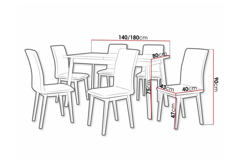 Patrickswell Matgrupp - Möbler - Bord & matgrupp - Matgrupp