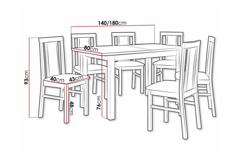 Patrickswell Matgrupp - Möbler - Bord & matgrupp - Matgrupp