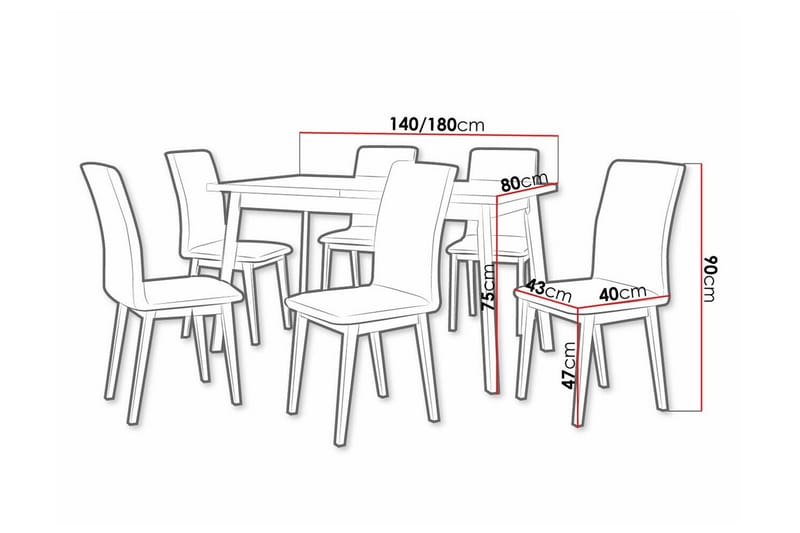 Patrickswell Matgrupp - Möbler - Bord & matgrupp - Matgrupp