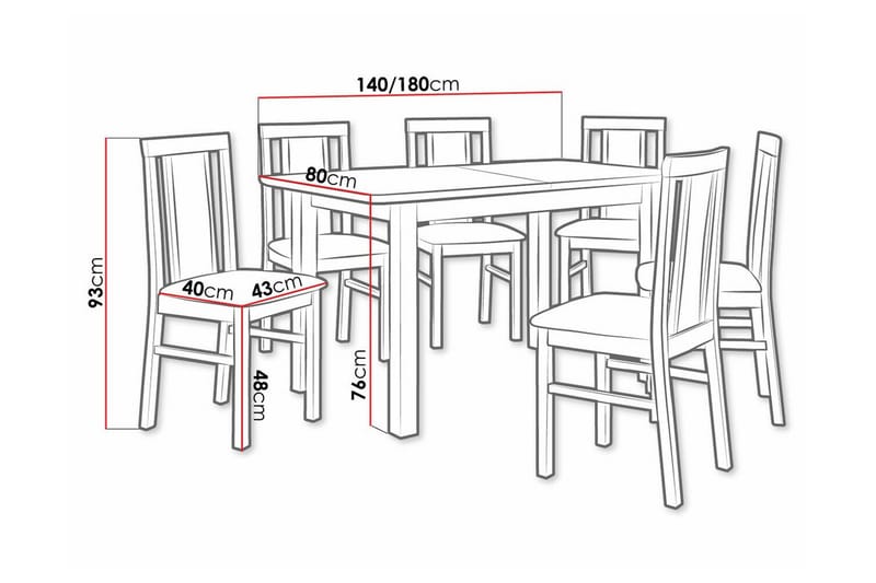 Patrickswell Matgrupp - Möbler - Bord & matgrupp - Matgrupp