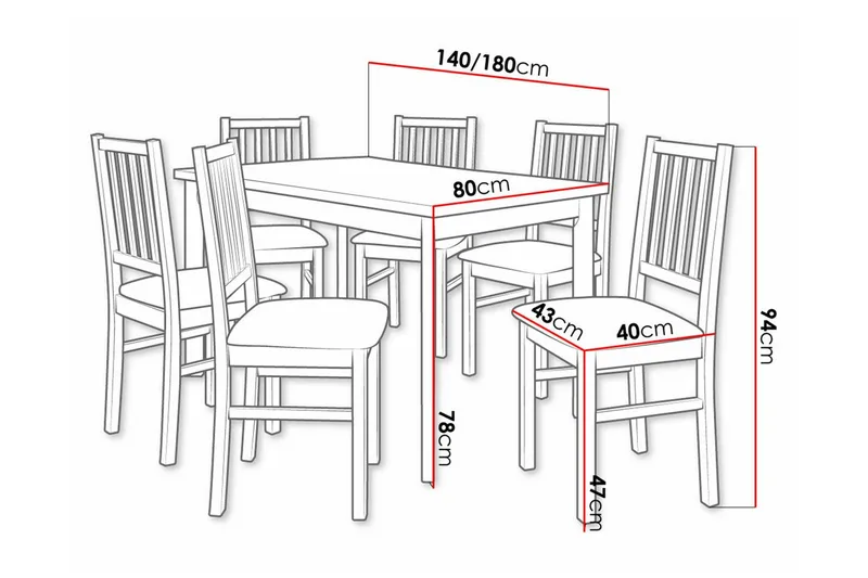Patrickswell Matgrupp - Möbler - Bord & matgrupp - Matgrupp
