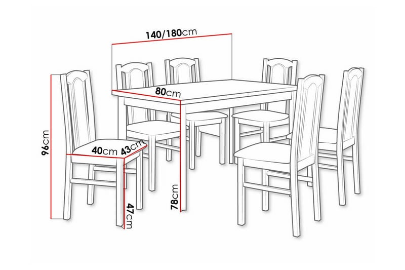 Patrickswell Matgrupp - Möbler - Bord & matgrupp - Matgrupp