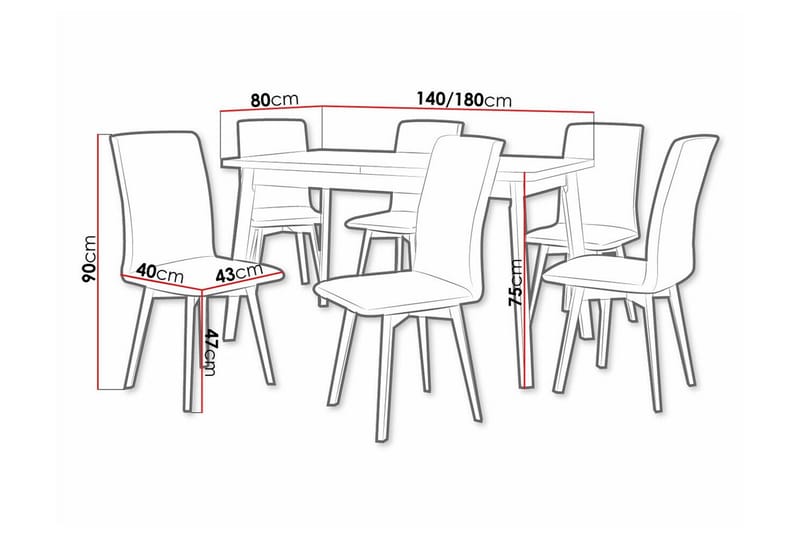 Patrickswell Matgrupp - Möbler - Bord & matgrupp - Matgrupp