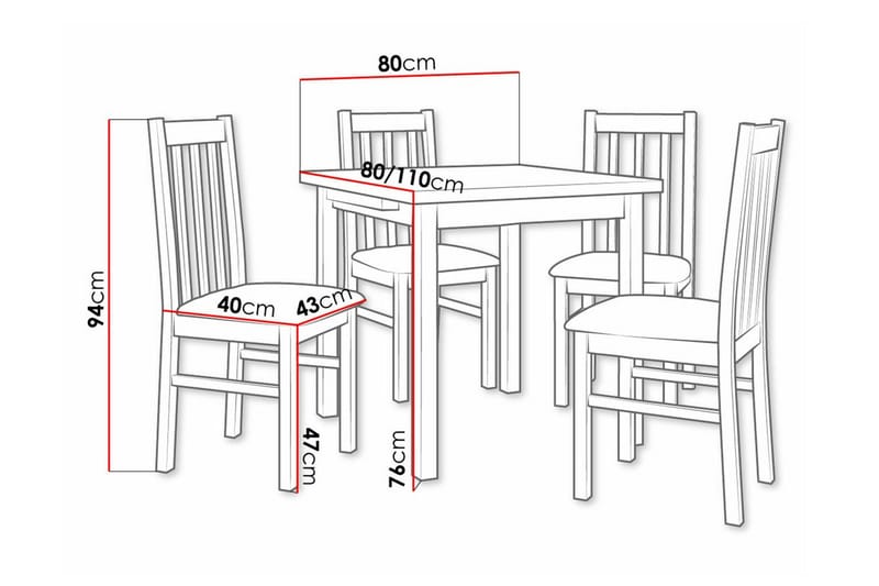 Patrickswell Matgrupp - Möbler - Bord & matgrupp - Matgrupp