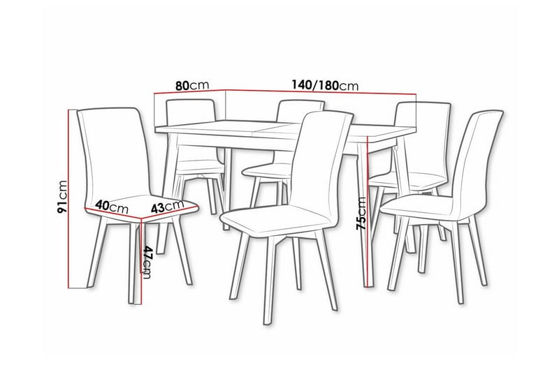 Patrickswell Matgrupp - Möbler - Bord & matgrupp - Matgrupp