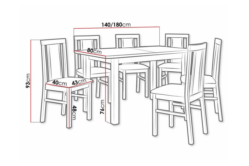 Patrickswell Matgrupp - Möbler - Bord & matgrupp - Matgrupp