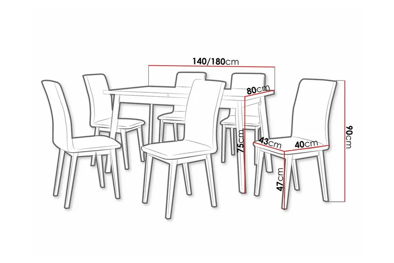 Patrickswell Matgrupp - Möbler - Bord & matgrupp - Matgrupp